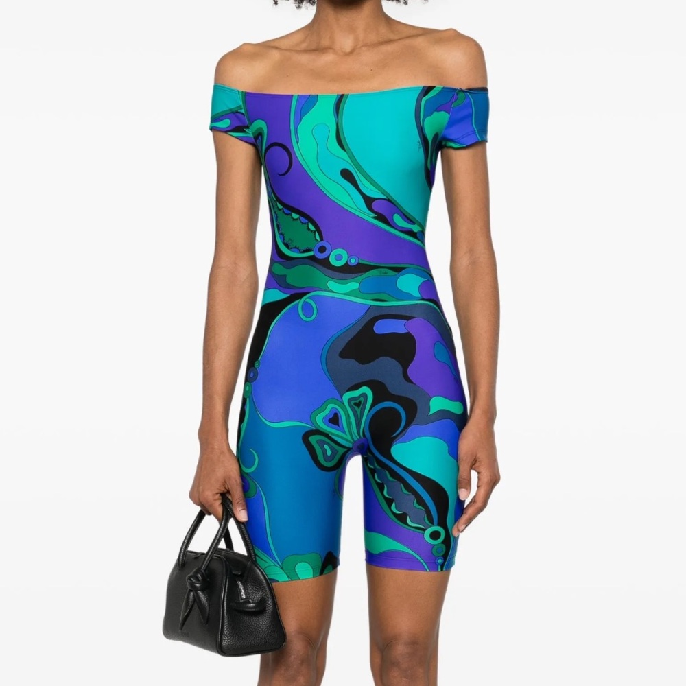 Emilio Pucci Graphic Print Jumpsuit - Picture 2 of 5